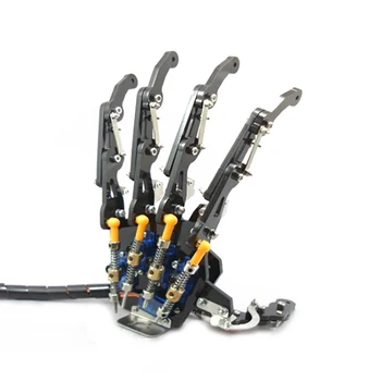 5 DOF Robot cinque dita robotica Kit educativo metallo zampa meccanica per Arduino braccio sinistro e destro Robot di programmazione fai da te