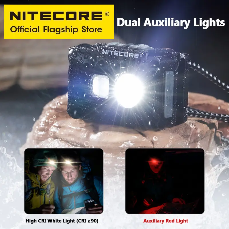 NITECORE NU20 Classic USB-C Rechargeable Headlamp 38 g Ultra Lightweight Headlight For Backpacker Outdoor Camping, Trail Running - Image 4