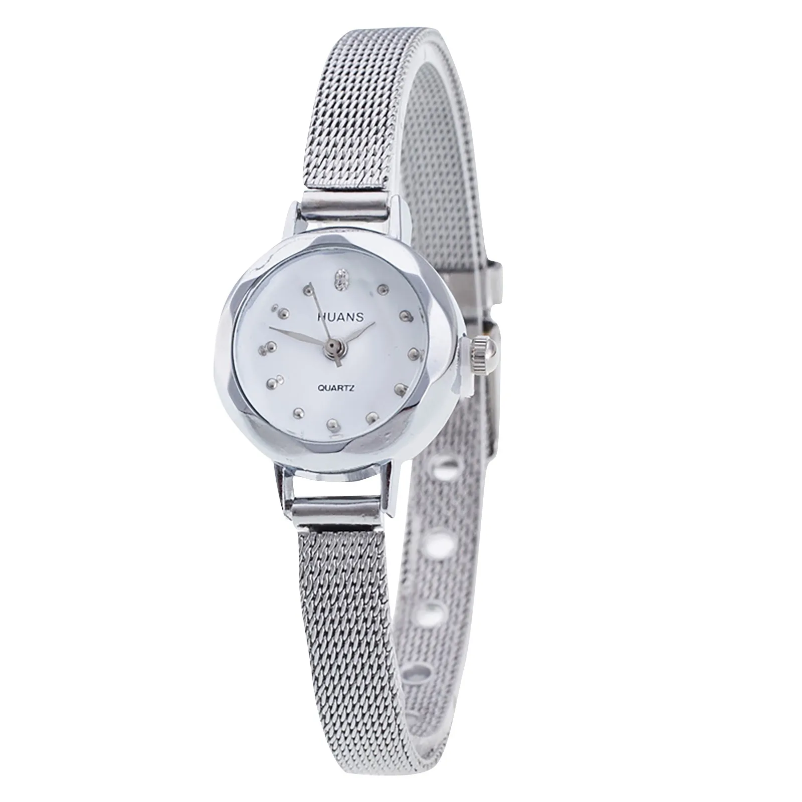 

ساعة نسائية 손목시계 Women Ladies Stainless Steel Mesh Band Wrist Watch часы женские наручные Relojes Para Damas Reloj Para Dama