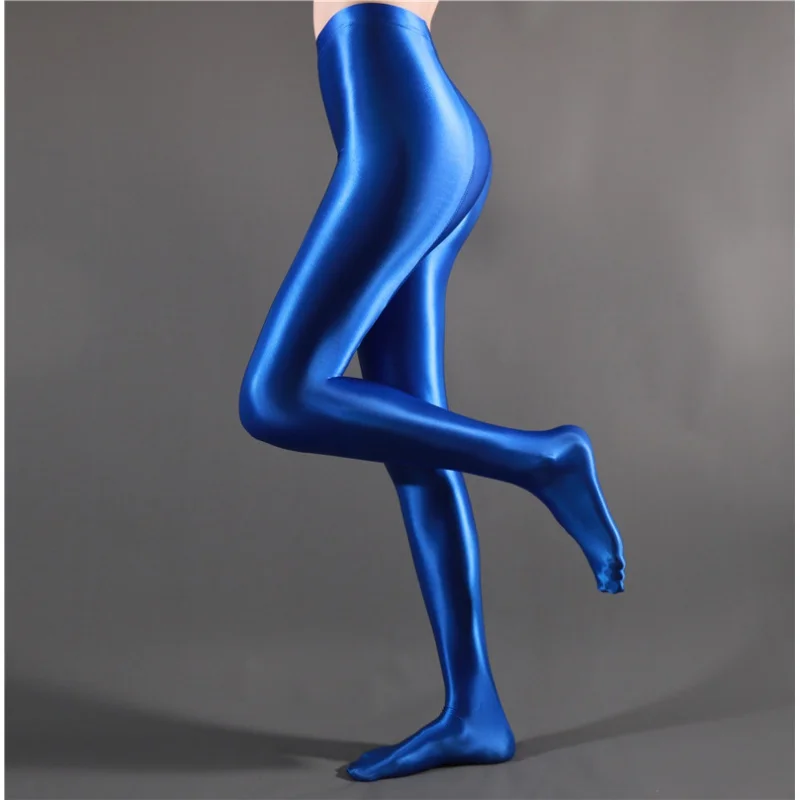 Japanese Spandex Satin Glossy Shiny Opaque Pantyhose Silky Smooth Oil ...