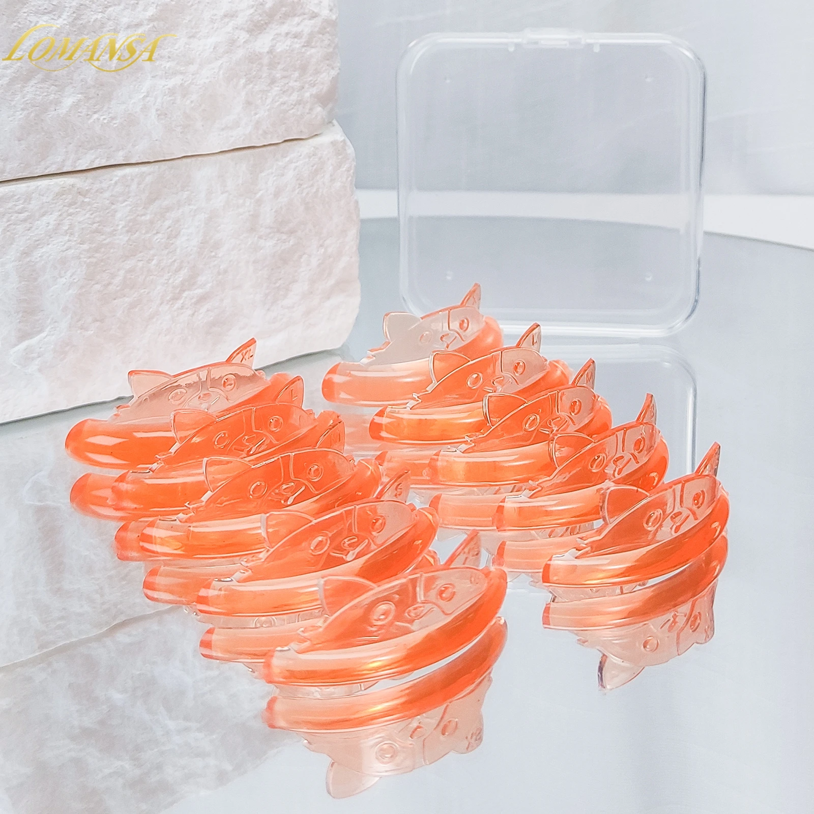 C Curl Silicone Eyelash Perm Rod Shield 5 Pairs Sticky Lash Lift Pad Lifting 3D Eyelash Curler Accessories Makeup Tool eyelash patches eyelash pads eyelash accessories eyelash extension supplies