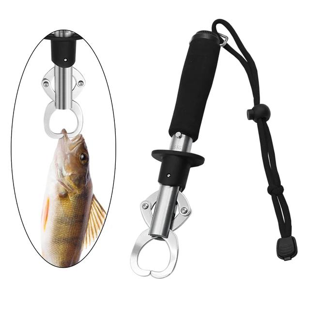 Fishing Gripper Lip Grippers Portable Fishing Lip Gripper Fishing Plier  Hand Grip Gripper With Weight Scale Fishing Accessories - AliExpress