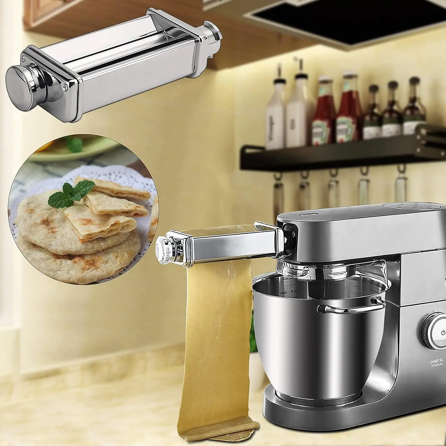 Kenwood MAX980ME Set Sfogliatrice, Tagliapasta Spaghetti e Tagliapasta per Fettuccine Accessori per Impastatrice Planetaria KCC KVC KVL KMX, Acciaio I | Leroy Merlin Kenwood MAX980ME Set Sfogliatrice, Tagliapasta Spaghetti e Tagliapasta per Fettuccine Accessori per Impastatrice Planetaria KCC KVC KVL KMX, Acciaio I | Leroy Merlin