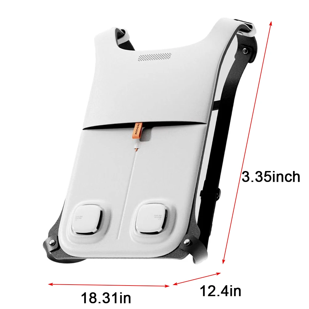 Semiconductor Refrigeration Cooling Air Conditioner Clothing Cooling Back Pad for Outdoor Construction Site Working Conditioner