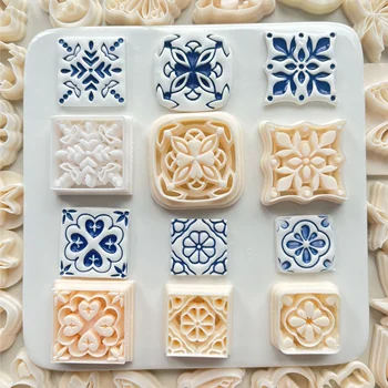 Floral Clay Stamp Cutter Mold 1