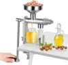Manual Oil Press Machine Household Seed Oil Press Extractor Peanut Nuts Oil Expeller for Physical Press and Continuous Expelling 1
