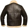 Outdoor Windproof Winter Fur Collar Leather Coats Mens Casual Thicken Lamb Wool Warm Coldproof Outwear Mens PU Leather Jackets 4