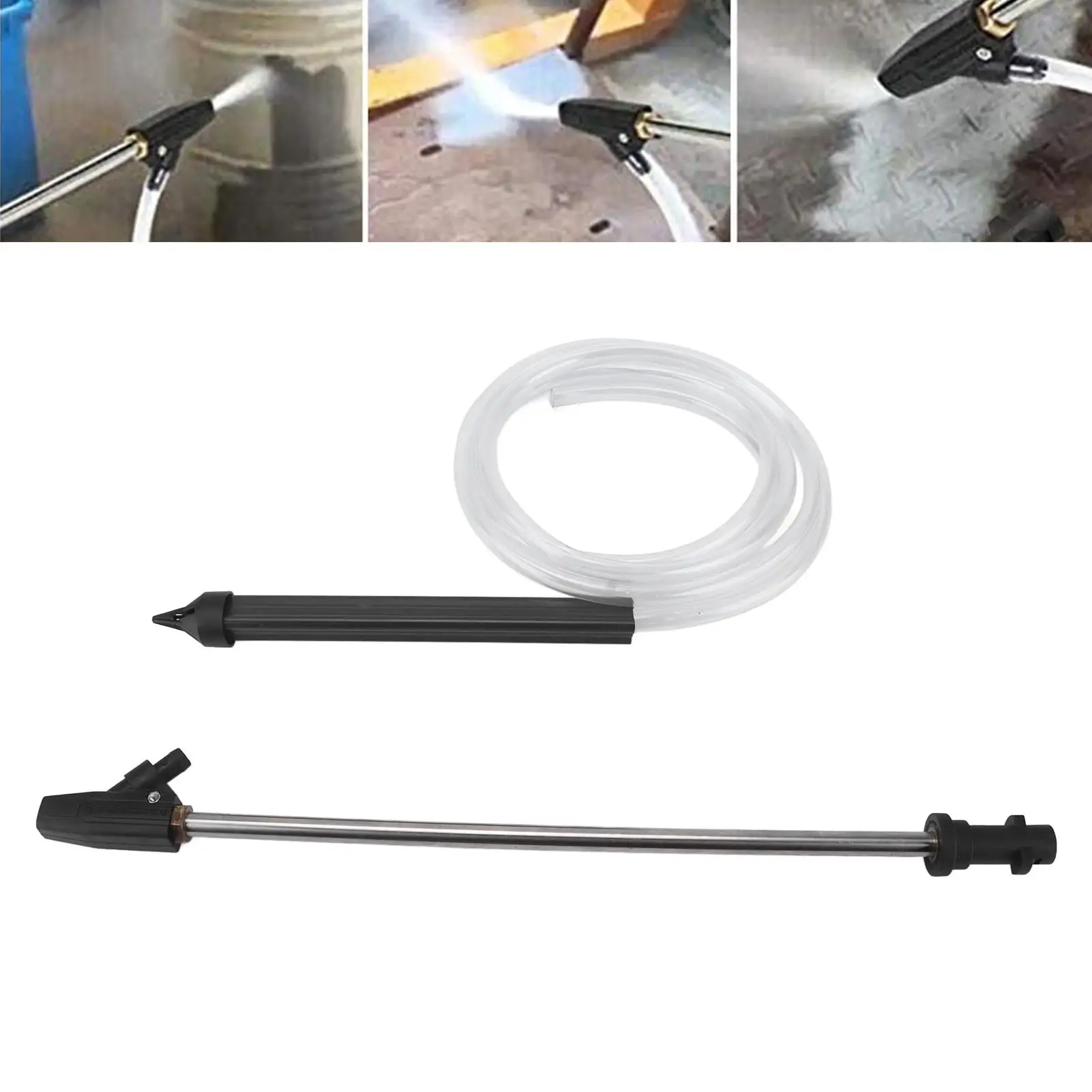 Wet Sand Blaster Quick Connect Sandblasting Kit Abrasive Cleaning Attachment with Hose for hard Dirt for old Paint rust
