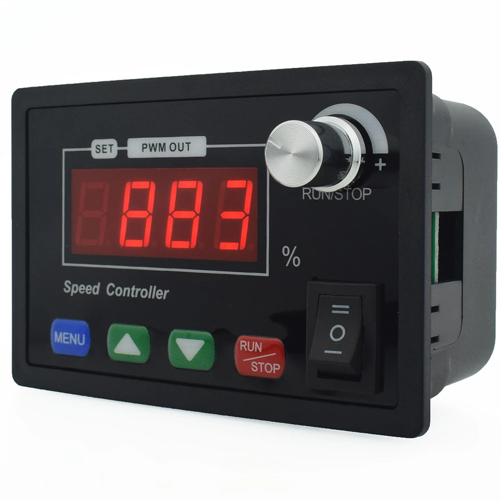 ajustável, Motor Driver, Digital Display Encoder, frente