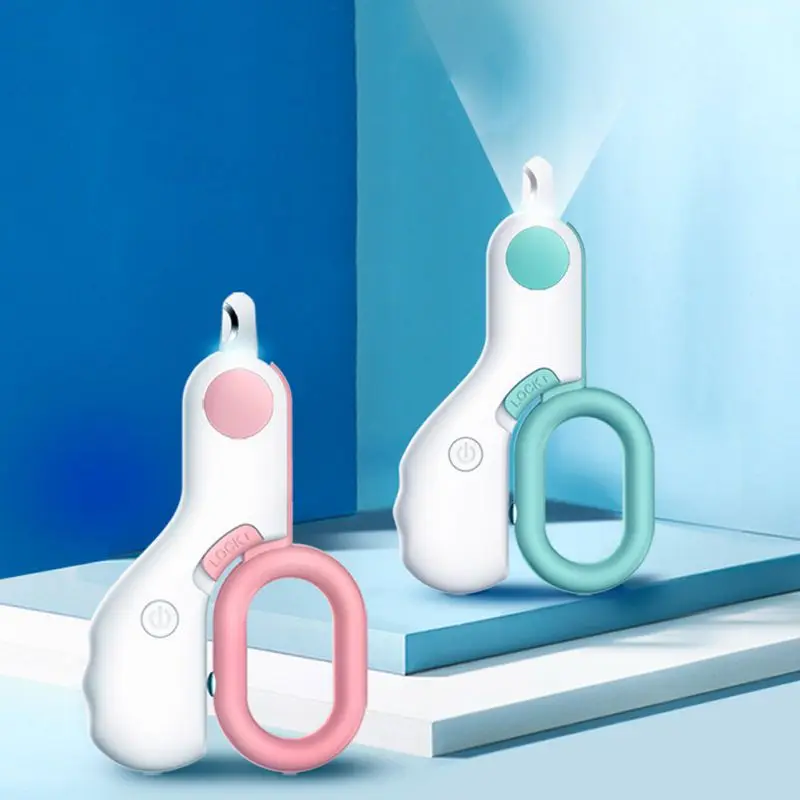 Title 1, LED Light Pet Nail Clipper Cutter Professional ...
