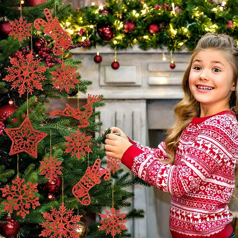 Laraine Christmas Tree Ornaments - 2024 Hanging Decorative Pendant Of Tree Car Charm Holiday Keepsake Gift Home Decor Gnome 2024