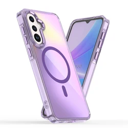 Aurora Gradient Magnetic Phone Case - Stylish and Durable Back Cover - A14 4G or A14 5G (Purple)