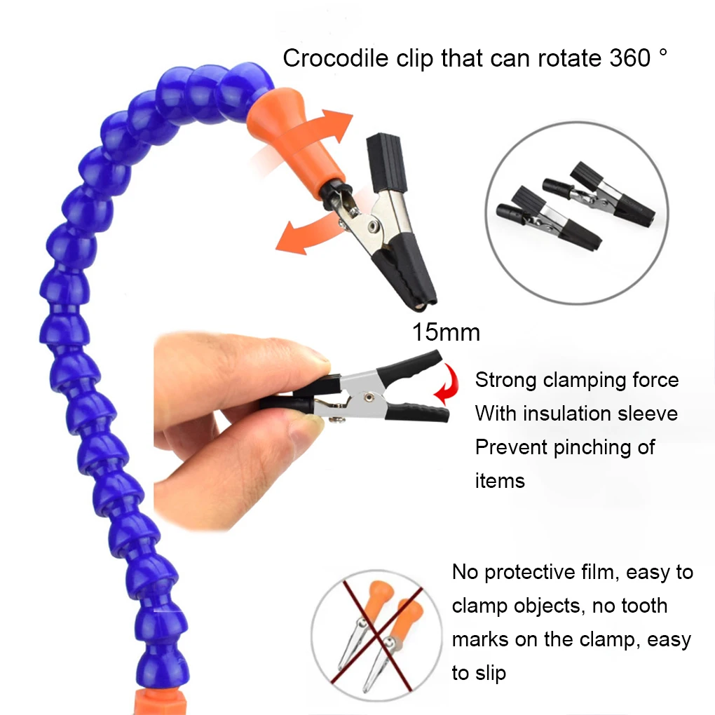 Soldering Helping Hand Tool Table Clip Third Hand Soldering Stand Welding PCB Holder Flexible Arm soldering tool soldering helping hands