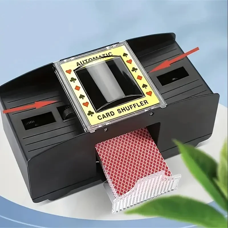 Professional Automatic Card Shuffler for Dedicated Deck Games For Board Game Durable Plastic Poker & Card Mixer for Family Game card shuffler