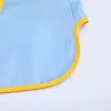 Kids Paint Apron Artist Uniform for Children Working Pocket Waterproof Apron for Painting Baby Eating Brush Pattern Sleeved Bib 6