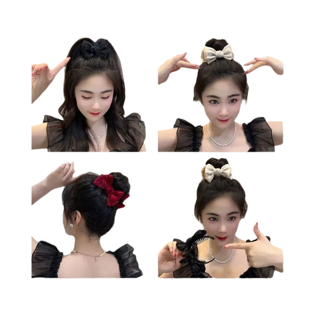 Pince à cheveux avec nœud, accessoires pour cheveux, épingle à cheveux de Style pastoral pour femmes et filles 1
