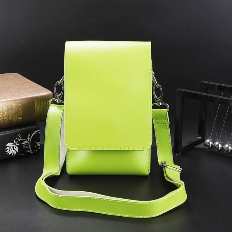 Professional Barber Shop Scissors Bag with Shoulder Strap Portable Faux Leather Hair Comb Holder for Case Waist Pa