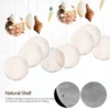50Pcs Natural Round Shells Slices DIY Hanging Pendant Shells Crafts wall lamp Ornaments with 2 Holes Wind Chimes Jewelry Making 2