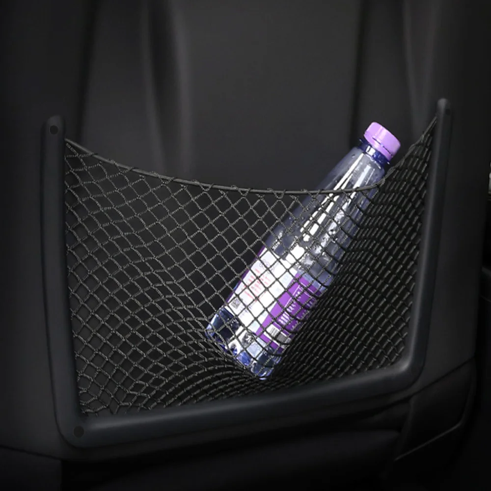 Universal Car Interior Mesh Storage Pocket Organizer – Rear Seat Back String Net