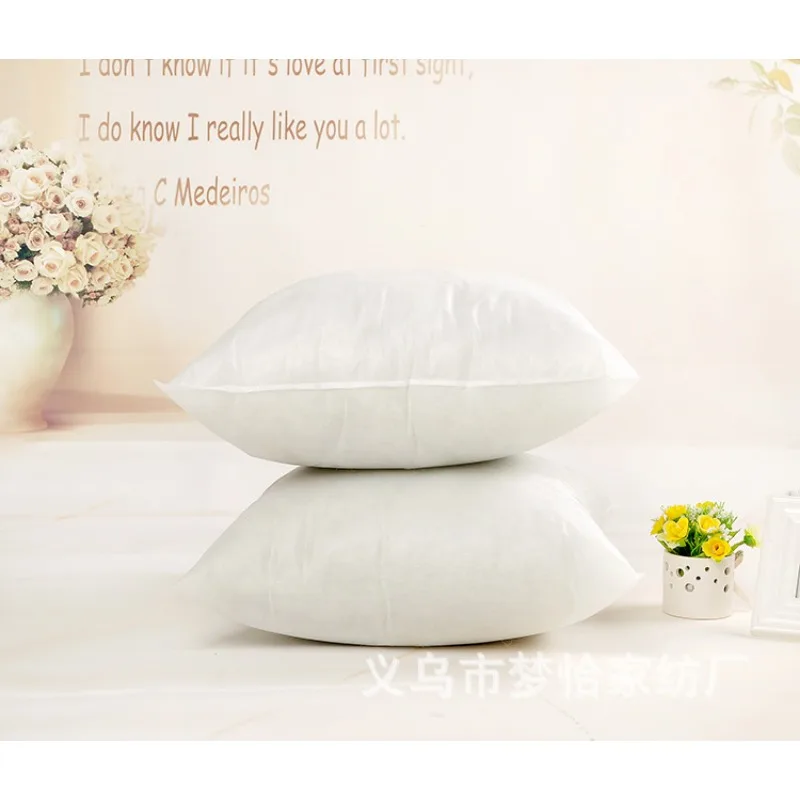 

45x45cm Solid Pure Cushion Core Pillow Inner PP Cotton Filler Health Care Cushion Filling non-woven cushion core