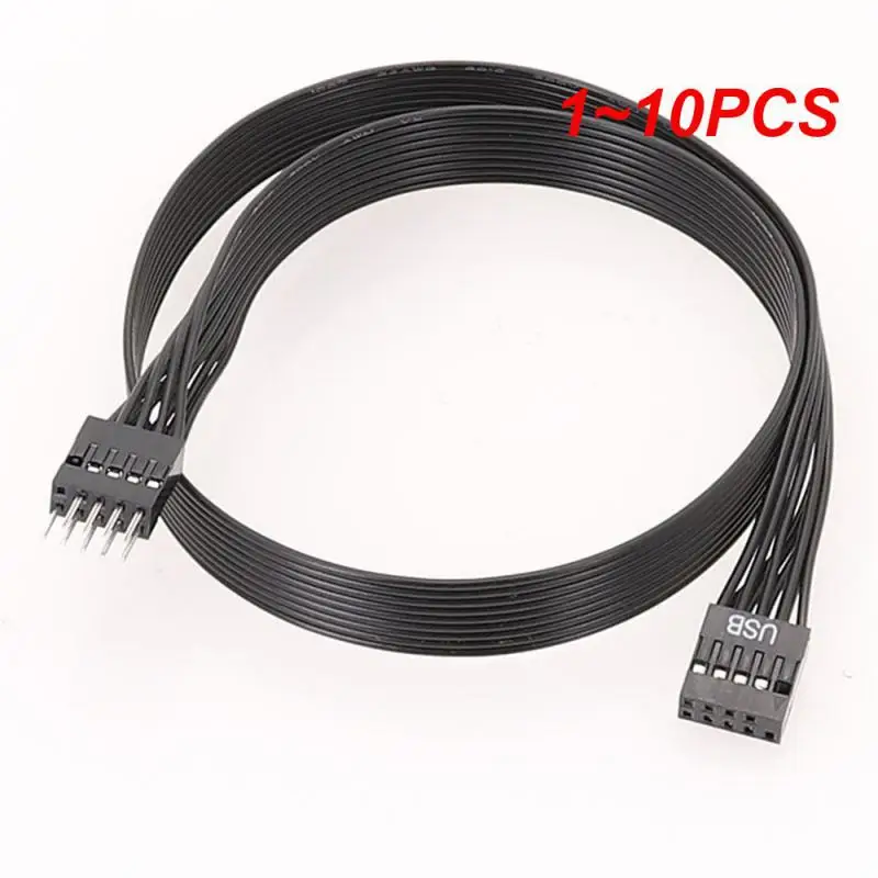 

1 ~ 10 шт. материнская плата 9Pin USB 2,0 удлинитель Dupont кабель для передачи данных кабель провод линия 30 см для ПК своими руками