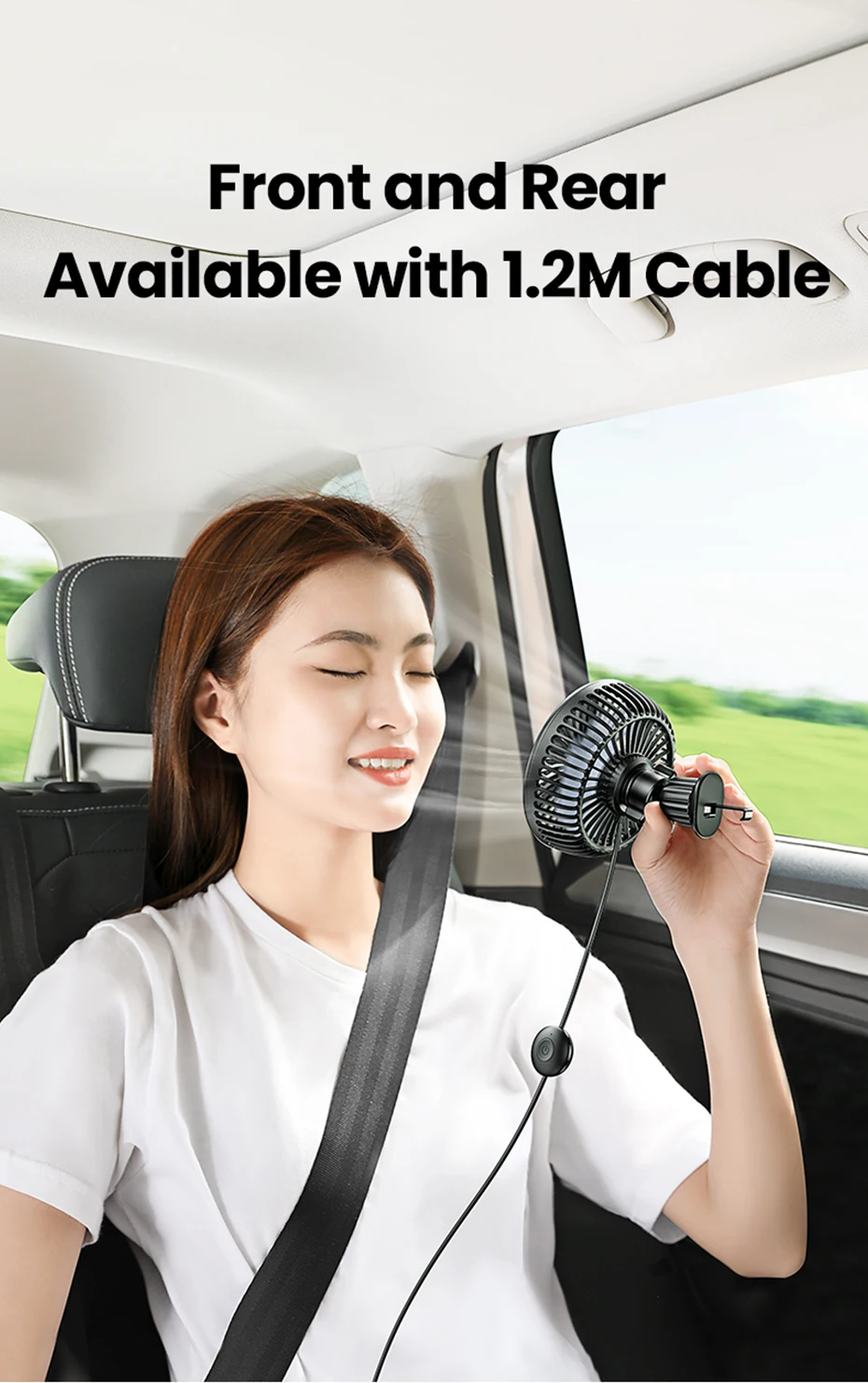 Car Fan USB 360 Rotating