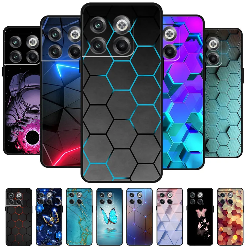 

For Coque OnePlus 10T 5G Case One Plus Ace Pro 5G Capas Silicone Back Bumper TPU Shockproof Soft Cover For OnePlus 10T Fundas