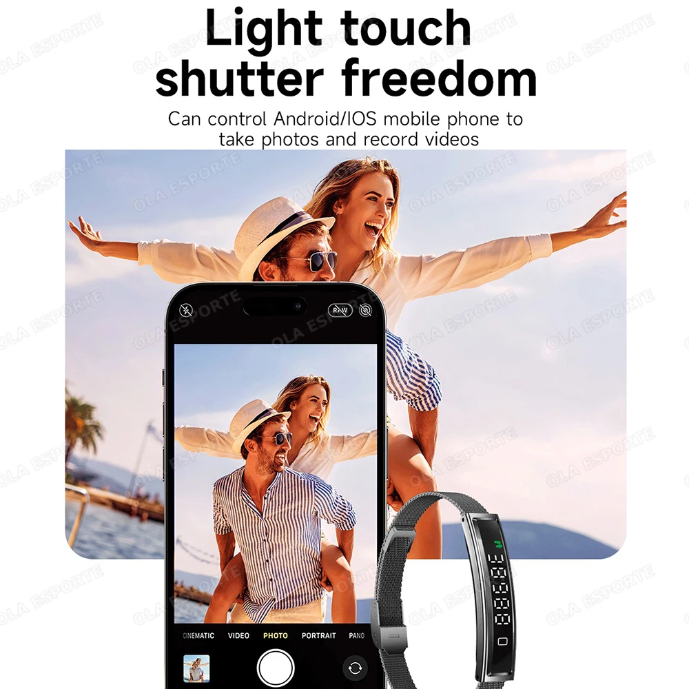 Nuovo Smartwatch 2026 con Pedometro, Braccialetto Intelligente per la Salute Femminile, Controllo Gestuale, Impermeabile, Monitoraggio Frequenza Cardiaca e Sonno - immagine 3