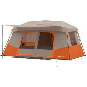 14' x 14' 11-Person Instant Cabin Tent with Private Room, 38.37 lbs 1