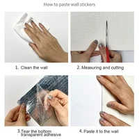 White Foam 3D Wall Sticker Thicken Waterproof Self-adhesive XPE Foam Wallpapers For Living Room Bedroom Home Decorative Stickers 6