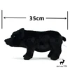 Black Pig High Fidelity Anime Cute Plushie Hog Plush Toys Lifelike Animals Simulation Stuffed Doll Kawai Toy Gifts For Kids 2
