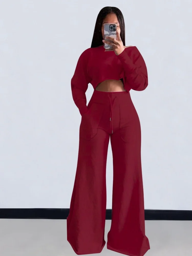 Wmstar Two Piece Set Women Wholesale 2025 Summer Casual 3 Color Autumn Winter Sets Stock Fancy Club Clothes Street Wear