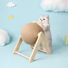 Cat Scratching Ball Toy Kitten Sisal Rope Ball Board Grinding Paws Toy Cats Scratcher Wear-resistant Pet Furniture Supplies