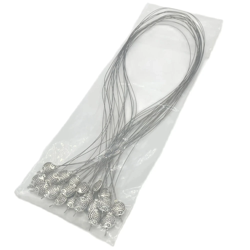 20 pieces 25cm Length Nano Ring Threader Tools Micro Ring Loop Pulling Tools for Hair Extension