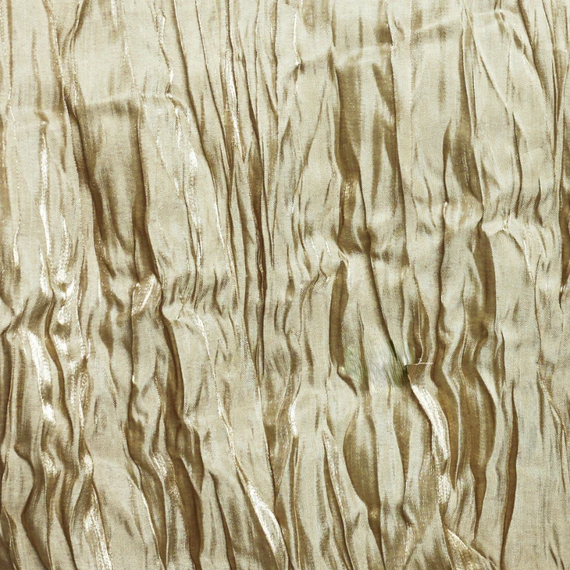 

Fabric Width150cmx50cm Twist Irregular Pleated Glossy Pleated Reconstructed Texture Diy Creative Vintage Skirt Spring and Summer