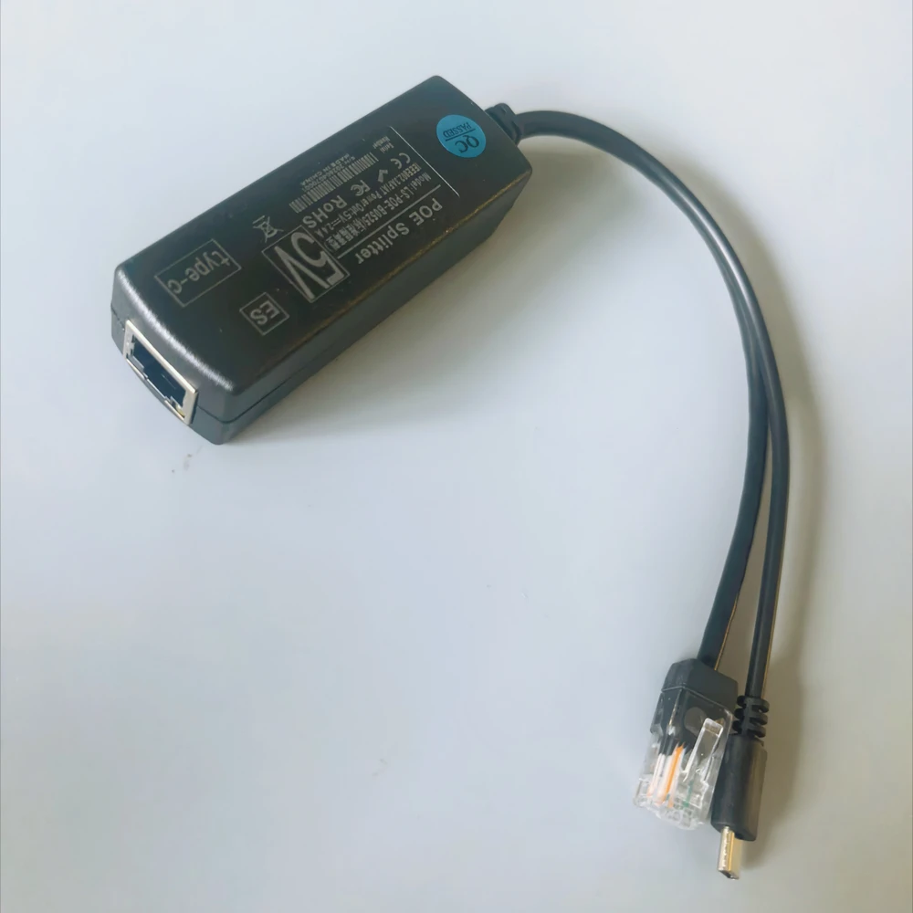 1/2개 10M/100M 48V 5V POE 분배기 표준 절연형 Type-C USB 전원 공급 장치 모듈 POE 분배기
