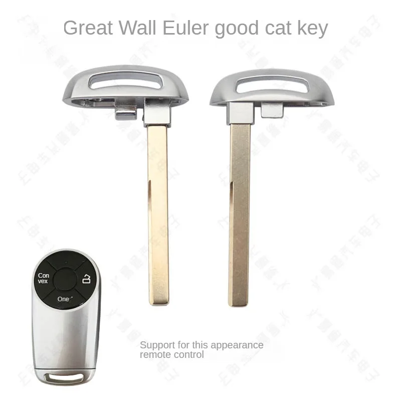 For Apply the new Great Wall euler good cat smart card small key 21 a good remote control emergency mechanical keys embryo