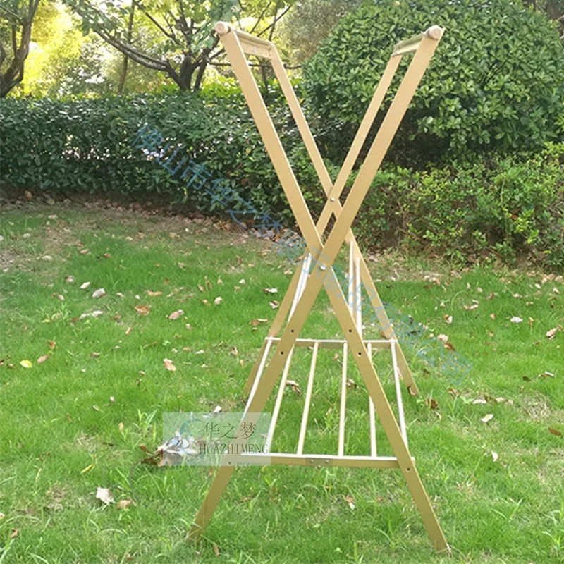 Retractable Clothes Airer Indoor Baby Clothes Drying Rack Outdoor Foldable Cloth DryER Rack For Clothes 5