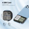 MKTEL M14 Feature Phone Four Sim Card Standby 2.4" Screen 1100mAh Battery MP3 MP4 FM Radio Senior Phone 4