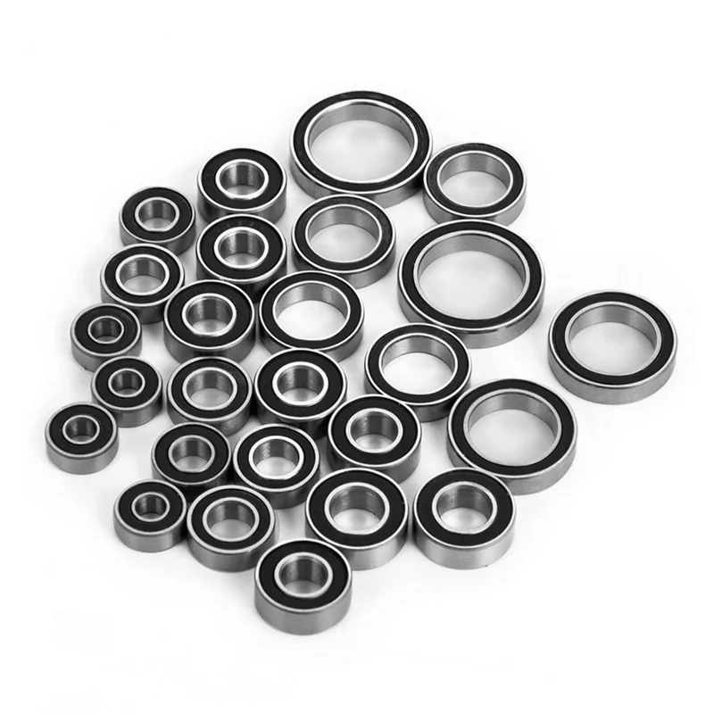 

Комплект герметичных подшипников для Traxxas TRX-4 TRX4 1/10, запчасти для РУ гусеничного автомобиля, аксессуары, 26 шт.