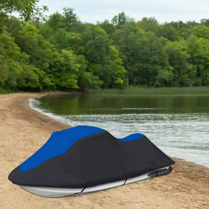 Motorboat Cover Protective Motorboat Waterproof 600D Oxford Cover Good Softness UV Protection For Winter Spring Summer And