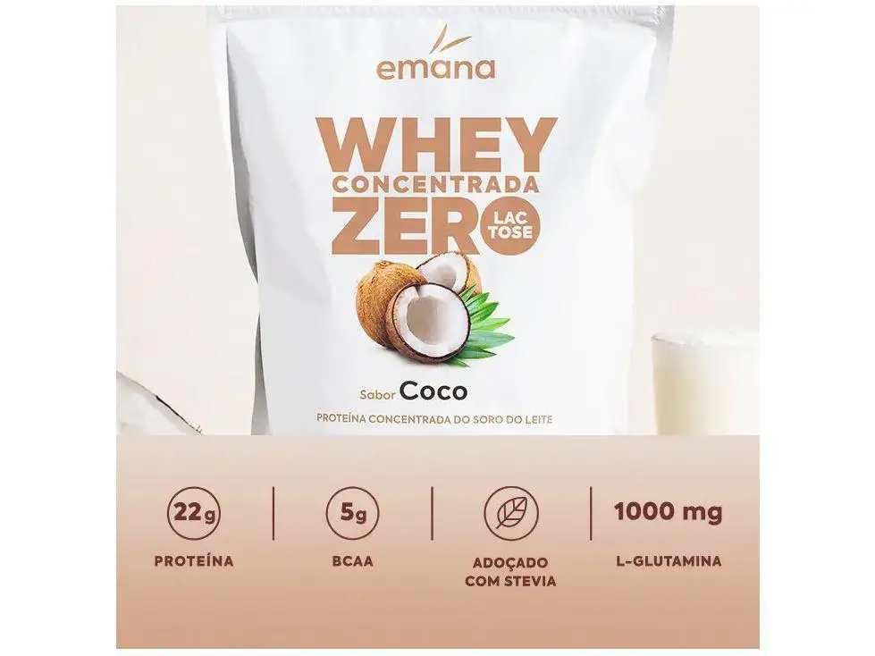 WHEY PROTEIN EM PO COCO 1Kg 3