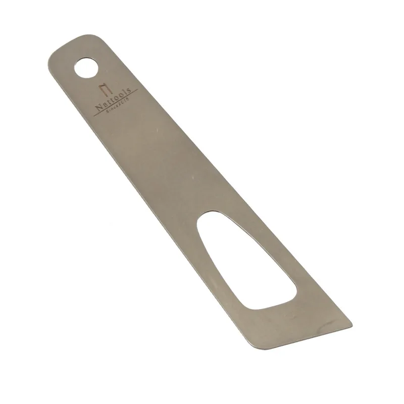 Leather Coating Tool Nattools Leather Coating Film Stainless Steel Material Stone Washing Micro Bullet Manual DIY Thickness 1mm