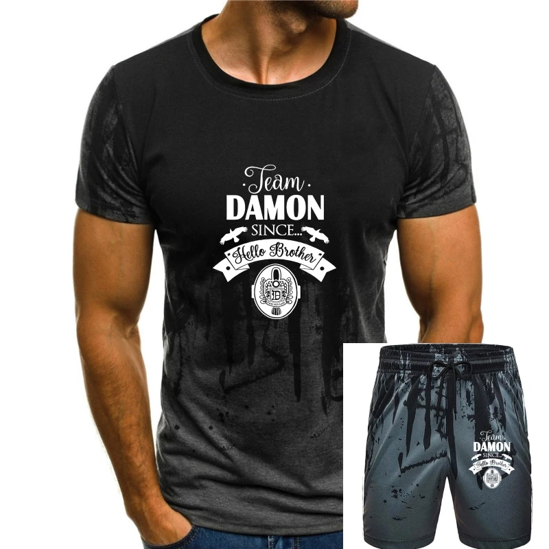 The Vampire Diaries Damomo Salvatore Magliette Casual Da Uomo 2020 Siti Di Shopping Online Per Magliette Da Uomo Maglietta Traspirante Ragazzi