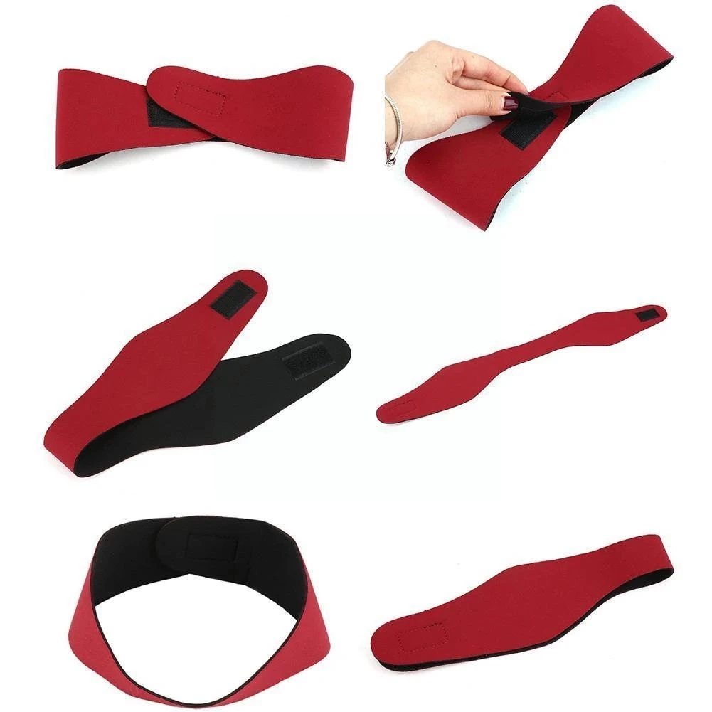2022new Swimming ear headband Female male Adult child Neoprene ear band Swimming headband 6
