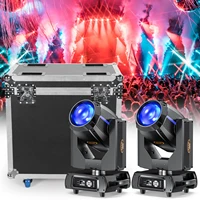 Fieryzeal Airline Case Heavy-duty Gator Case with Built in Wheels and Handle for (2) 380W Beam Moving Head Light LED Stage Light 1