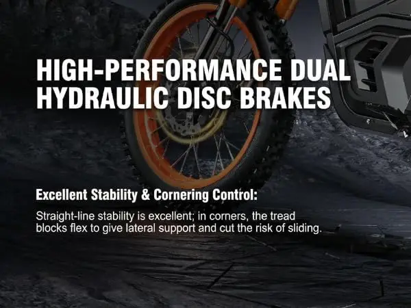 JVV Electric Mini Dirt Bike, Off-Road Motorcycle, 48V20Ah Lithium Battery, 3000W Mid Motor, Top Speed of 37MPH, 55 Mile Range