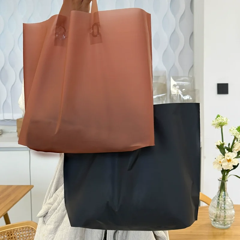 Matte handbag clothing store printing clothing bag event party gift handbag shopping packaging bag