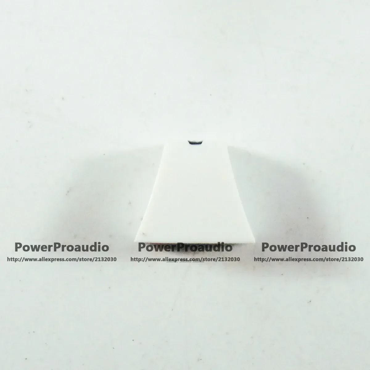 20X White Fader Knob Cap 12mmLx7mmW For Pioneer Apex Audio DBQ Mixer Equalizer