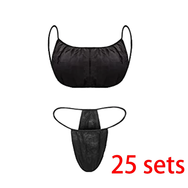 Disposable Underwear Women Spa  Disposable Spa Bra Underwear